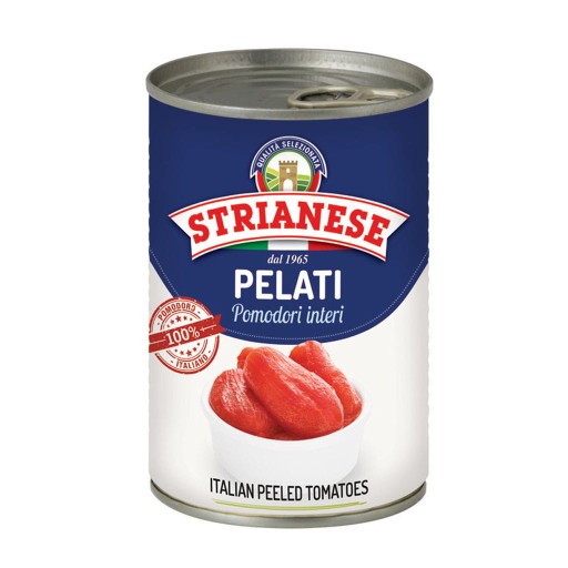 Strianese Pelati celé lúpané paradajky pelati 400g