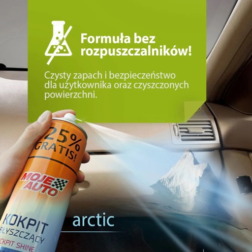 Lesklý kokpit My Car Arctic