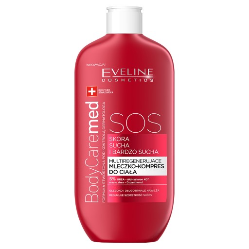 EVELINE Extra SOS Telové mlieko Balzam kyselina hyalurónová Urea 350ml