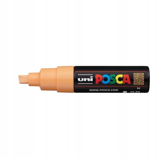 ZNAČOVAČ s farbou UNI POSCA PC-8K FLUO ORANGE
