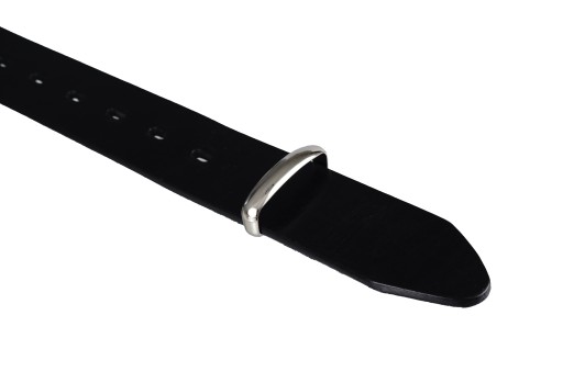 KOVOVÁ POUČKA NA OPASOK 4 CM STRIEBORNÁ ELEGANT