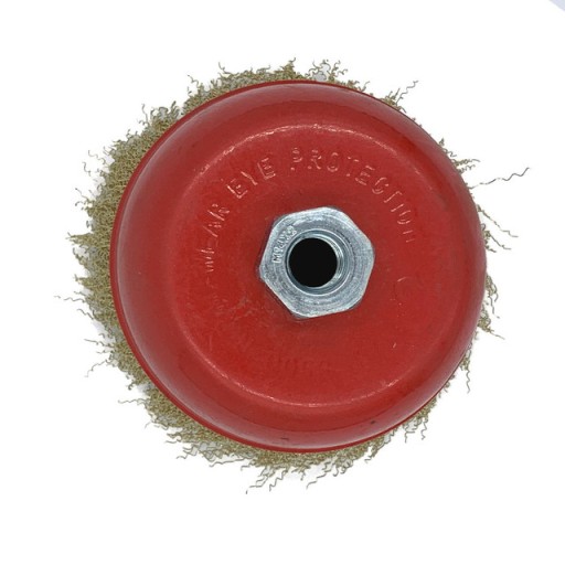 DRôTENÁ KEFA PREDNÁ 125mm M14 MOSADZ