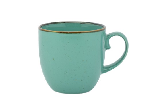 Porcelánový hrnček 500 ml zelený Rustic Green PORCELANA BOGUCICE