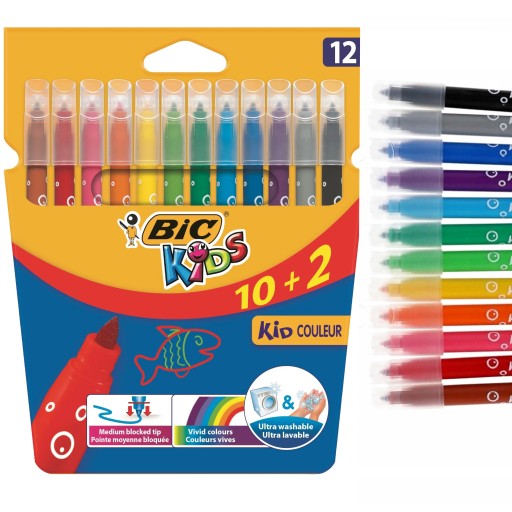 BIC Kids fixky, fixky, fixky, Couleur, 12 farieb