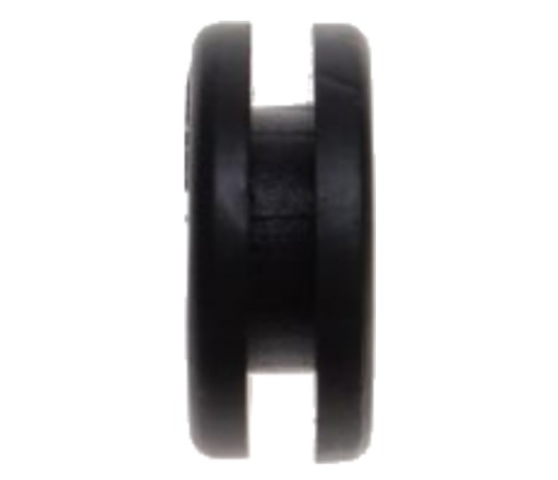 Montážna gumená okrúhla káblová priechodka 19 x 9 x 8 mm