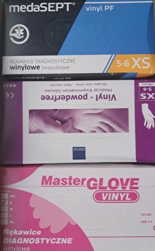 VÝPREDAJ VINYLOVÝCH RUKAVIC VEĽKOSŤ S