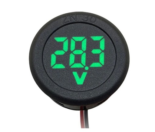 DC 5-100V PANELOVÝ VOLTMETER, MIX 3 FARIEB