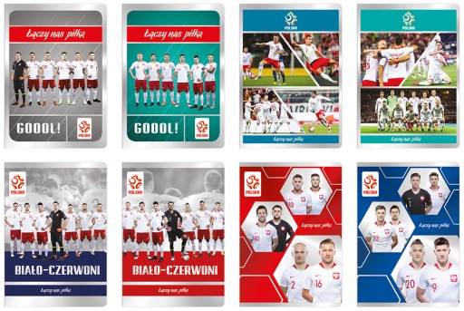NOTEBOOK A5 32K PZPN METALICKÁ MRIEŽKA + NÁLEPKY - MIX VZOROV