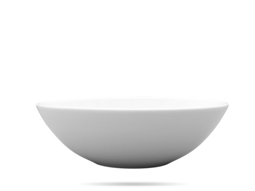 Hlboký tanier 18 cm biely porcelán Boss LUBIANA