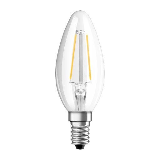 LED SVIEČKOVÁ žiarovka E14 2,5W 4000K Filament OSRAM