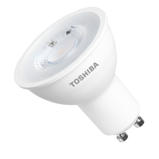 GU10 LED žiarovka 5W = 50W 345lm 6500K Studená TOSHIBA Reflektor Stmievateľný