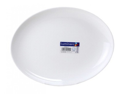 Oválny tanier 33 cm biely DIWALI LUMINARC