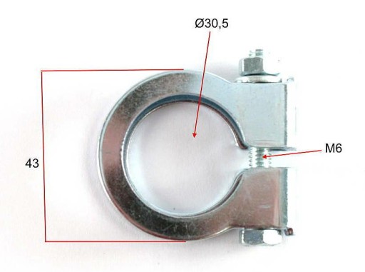Objímka na koleno pre SIMSON S51 S50 MUFFLER BAND