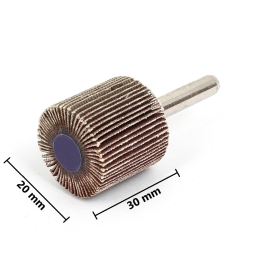 BRÚSNY KOTOÚČ S NASTAVENOU KLAPKOU PRE VŔTAČKU A SKRUTKOVAČ 30x20mm ZRNO P60