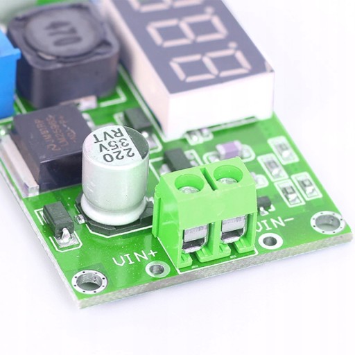 MENIČ REGULÁTORA NAPÄTIA LM2596 VOLTMETER
