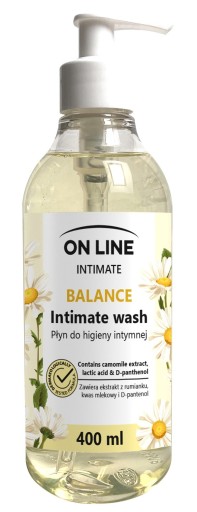 On Line Intimate Balance fluid na intímnu hygienu s výťažkom z harmančeka