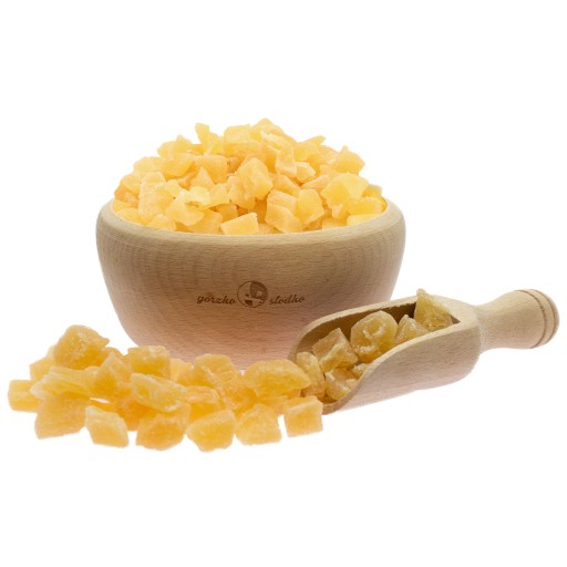 SUŠENÝ ANANÁS kocky sladký snack 500g