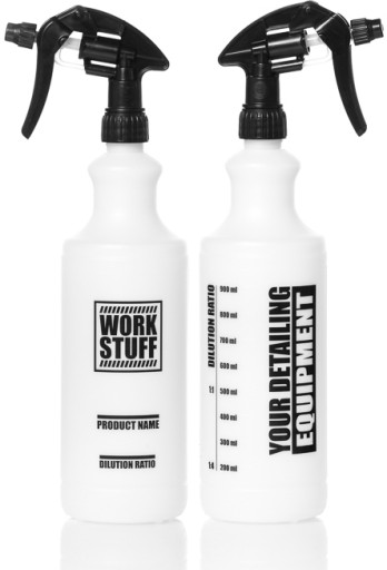 Work Stuff Work Bottle 1 l biela odmerka + spúšť