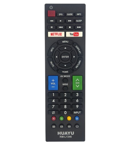 Univerzálny diaľkový ovládač pre TV SHARP RM-L1346 LC40SA5500X