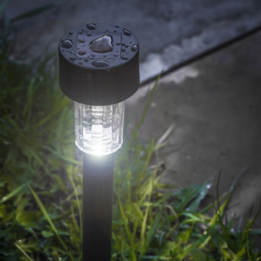 4x LED SOLAR záhradné svietidlo, NAJAZDENÉ POŠTOU