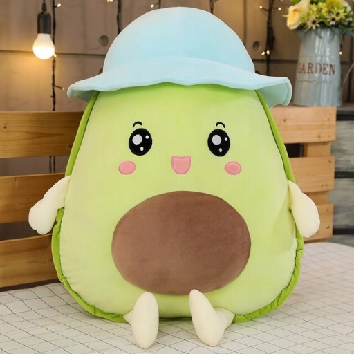 AVOKÁDOVÝ MASKOT, PLYŠOVÁ HRAČKA, VANKÚŠ, HRAČKA, DARČEK
