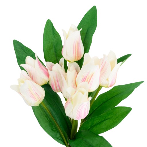 TULIPÁNOVÁ VEĽKÁ KYTICA TULIPÁNOV X9 ružová UMELÉ KVETY TULIPÁNY V KYTICI