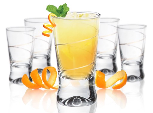 OKULIARE NA VODKU X ZLATÁ ŠPIRÁLA 25ml ELEGANT