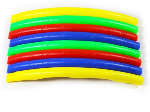 FAREBNÝ SKLADACÍ HULA HOOP S PUBS 68 CM 8 PRVKOV