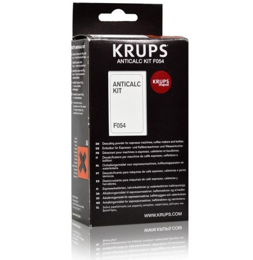 KRUPS F054 Odstraňovač vodného kameňa pre kávovar 2 ks Odvápňovač + Tester