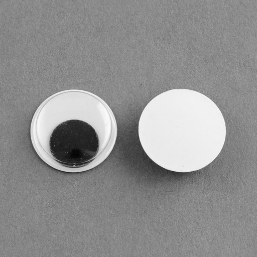 Oči pre hračky plastové 7x3mm 100 ks
