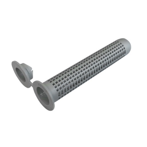 Perforovaná plastová objímka 15x130mm