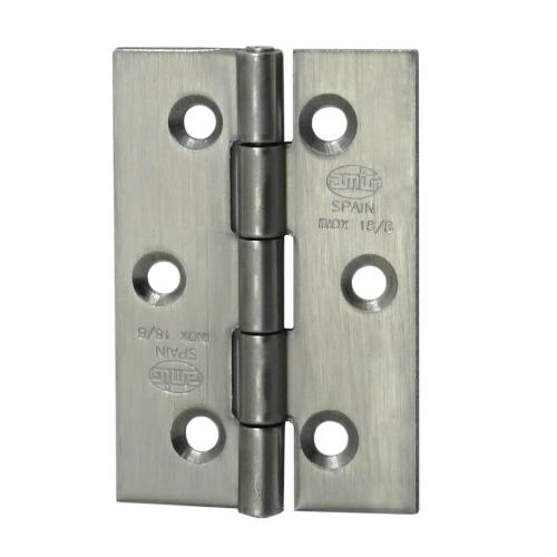 Nábytkový opletený pánt 60x40mm INOX