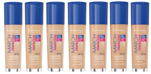 Rimmel Match Perfection - rôzne farby