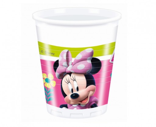 Minnie Mouse Hrnčeky 200ml 8 ks HH ruže