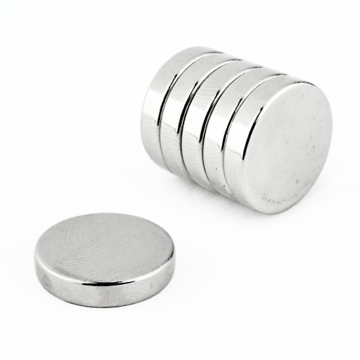 VALEC NEODYMOVÝ MAGNET 14x3 N38 SADA 6 KUSOV
