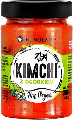 KIMCHI S UHORKOU HORÚCE VEGAN 328ml/300g Runoland