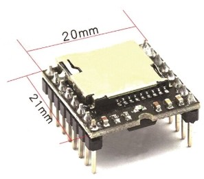 Prehrávač MP3 WMA DFPlayer ARDUINO