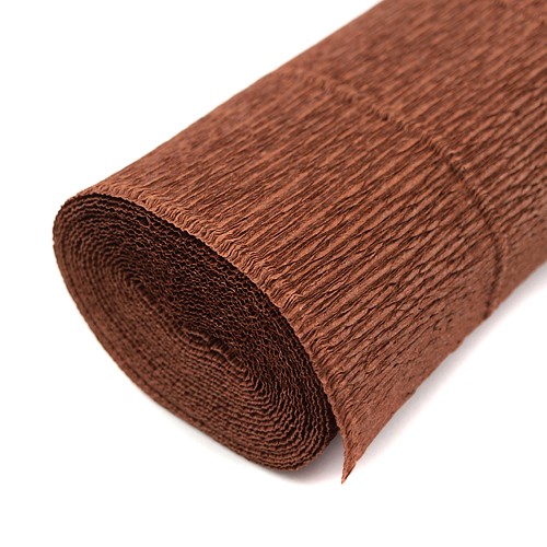 CREEPE hodvábny papier 568 C.BROWN