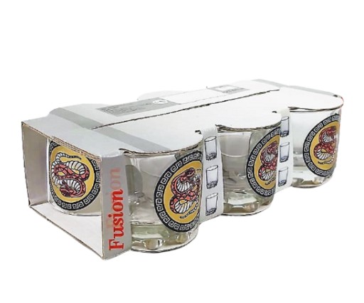 POHÁRE NA VODKU 50ML, 6 KS. POHÁR ZÁBAVY