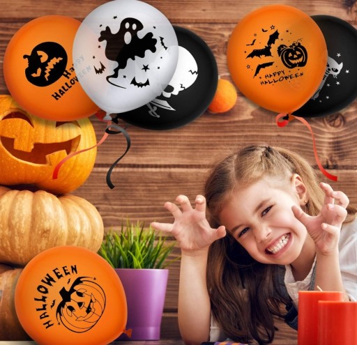 Halloween Balloons Tekvica Ghost Blood MIX Set 15 ks.