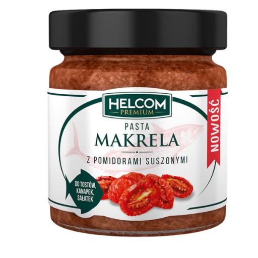 Helcom Cestovinová makrela so sušenými paradajkami, 225 ml