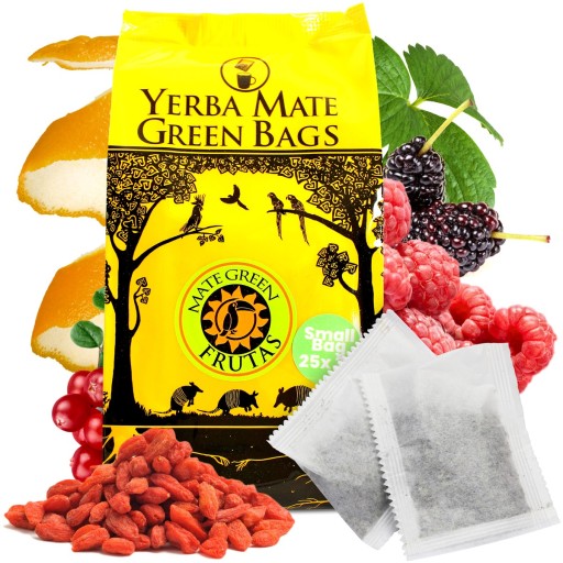 Yerba Mate Green Frutas vo vrecúškach 25x3g cocido