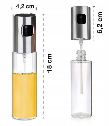 OLEJOVÝ ROZPRAŠOVAČ SPREJ DÁVKOVAČ 100ML 2 KS