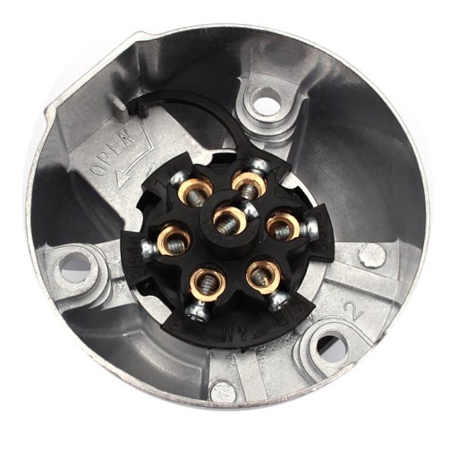 ELEKTRICKÁ ZÁSUVKA 7 PIN 12V HLINÍKOVÝ PRÍves