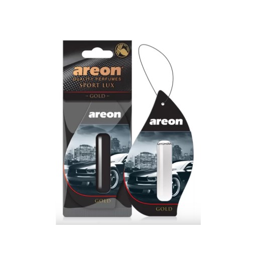 Prívesok s vôňou do auta s AREON LIQUID SPORT LUX GOLD REFRESH