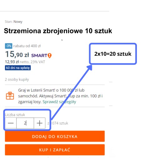 Výstužné strmene 12x12, rebrované s presahom