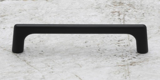 MODERNÁ ČIERNA NÁBYTKOVÁ ÚCHYTKA PRE ZÁSUVKY KUCHYNE 96MM