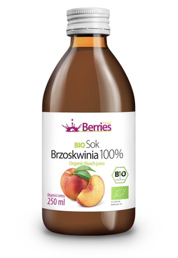 BIO Broskyňová šťava 100% BIO broskyňová šťava 250ml