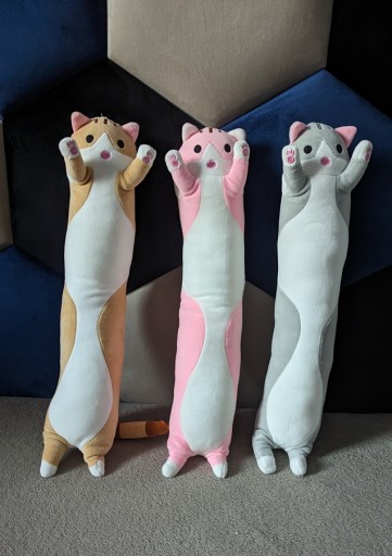 Mäkký plyšový plyšový valec na vankúš 50 cm XL