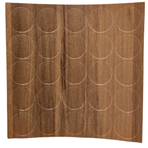 Samolepiaca čiapočka 14mm BALTIMORE WALNUT 844